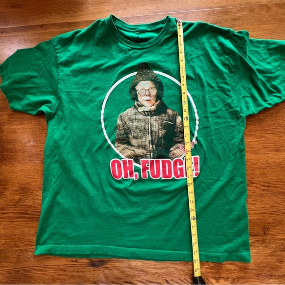⭐️ Ralphie Oh Fudge Christmas Story Short Sleeve Tee Shirt Size 2XL - Picture 9 of 10